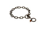 Herm Sprenger Black Stainless Steel Short Link Fur Saver 4 mm